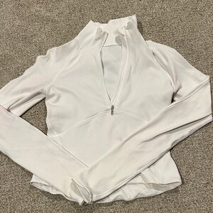 Lululemon Athletica White Long Sleeve Top
